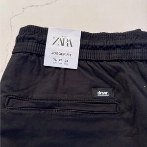 Zara Black Jogger Fit Pants